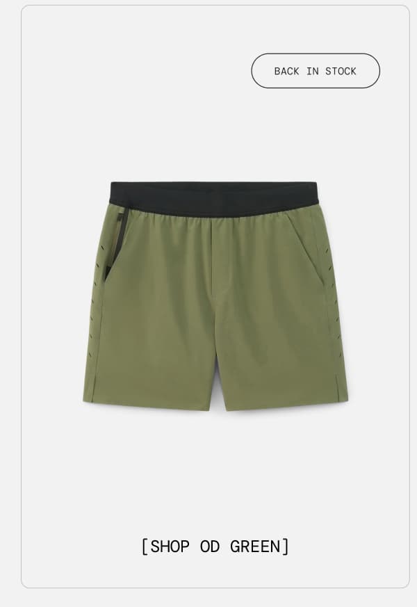 Shop OD Green Interval Training Short