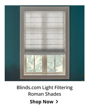 Blinds.com Light Filtering Roman Shades | Shop Now >