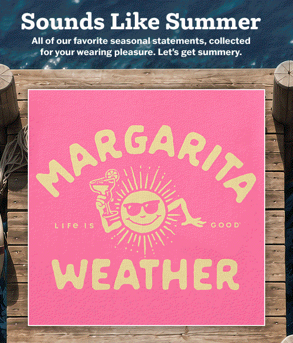 Sounds like summer. Shop summer tees.