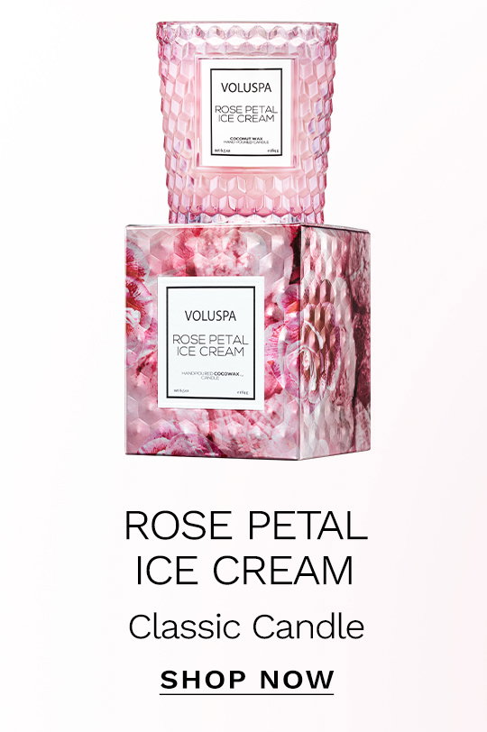 Rose Petal Ice Cream Classic Candle