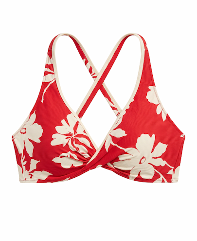 Mayflower Wrap Front F Cup Bikini Top