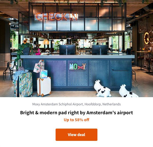 Bright &amp; modern pad right by Amsterdam's airport