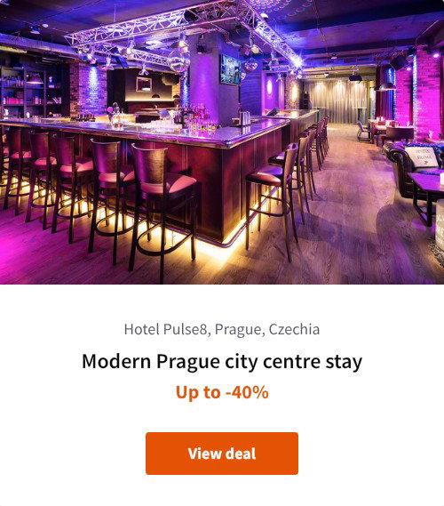Modern Prague city centre stay