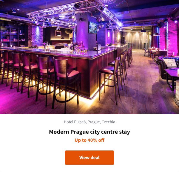 Modern Prague city centre stay