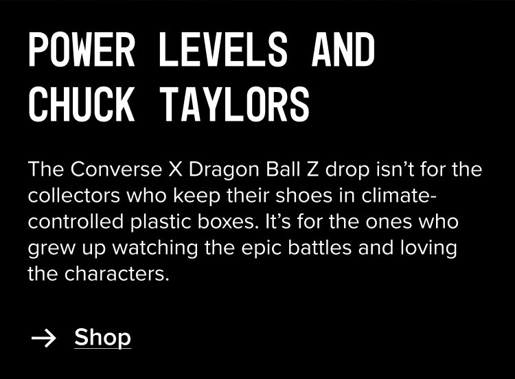 Shop Converse X Dragon Ball Z