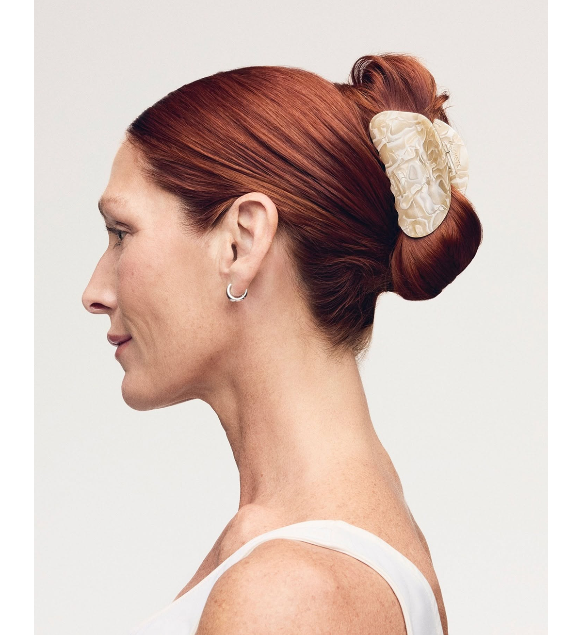 Hair up, the easy way.