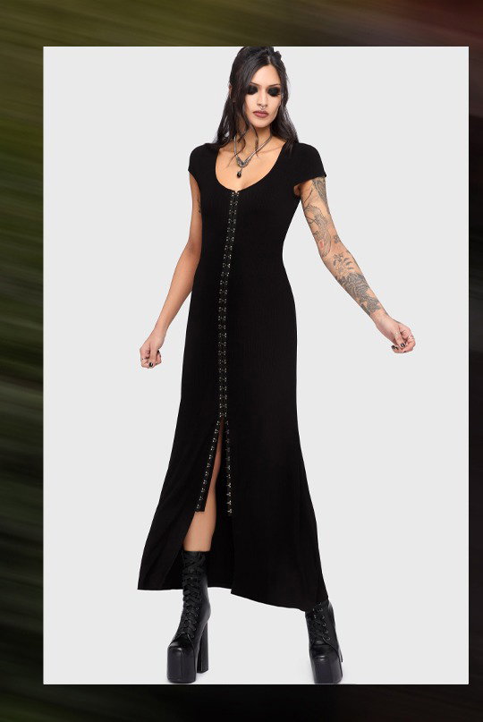 Chapel Blessing Hook and Eye Maxi Dress