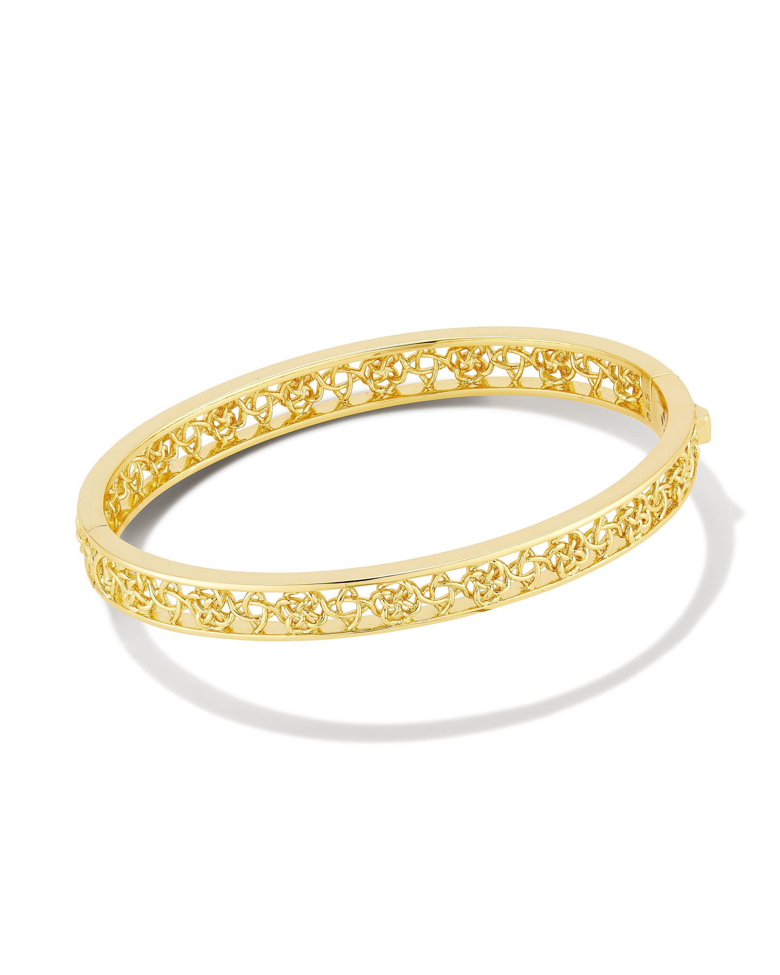 Image of Kendra Scott Kelly Bangle Bracelet in Gold | Metal