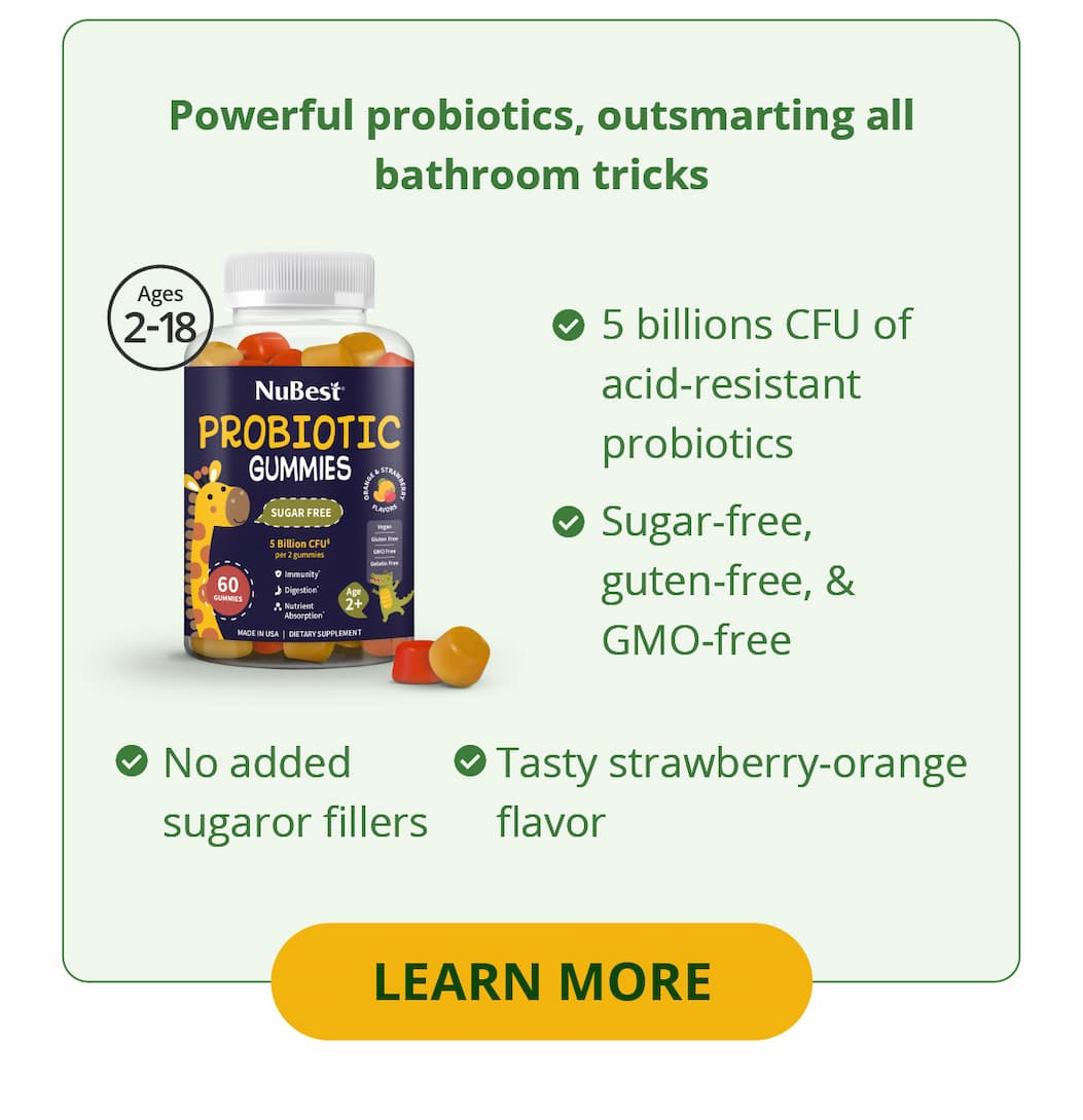 NuBest Probiotic Gummies. Shop now & save 15%