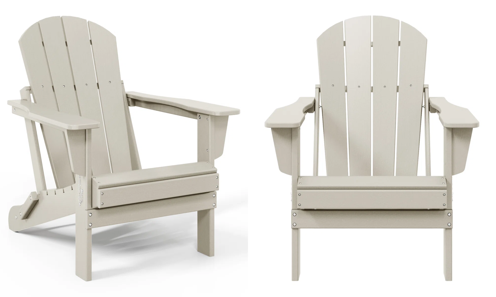 Shawnna Weather-Resistant Foldable Adirondack Chair