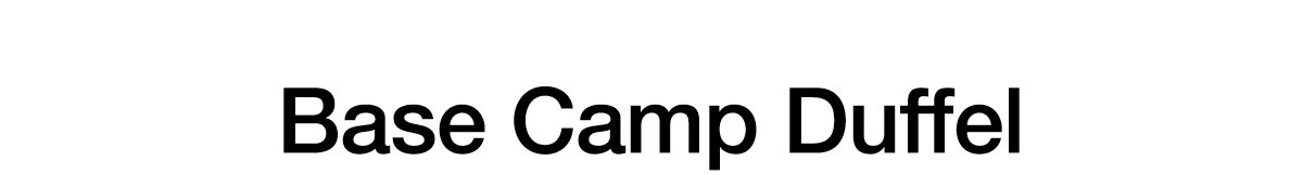 Base Camp Duffel