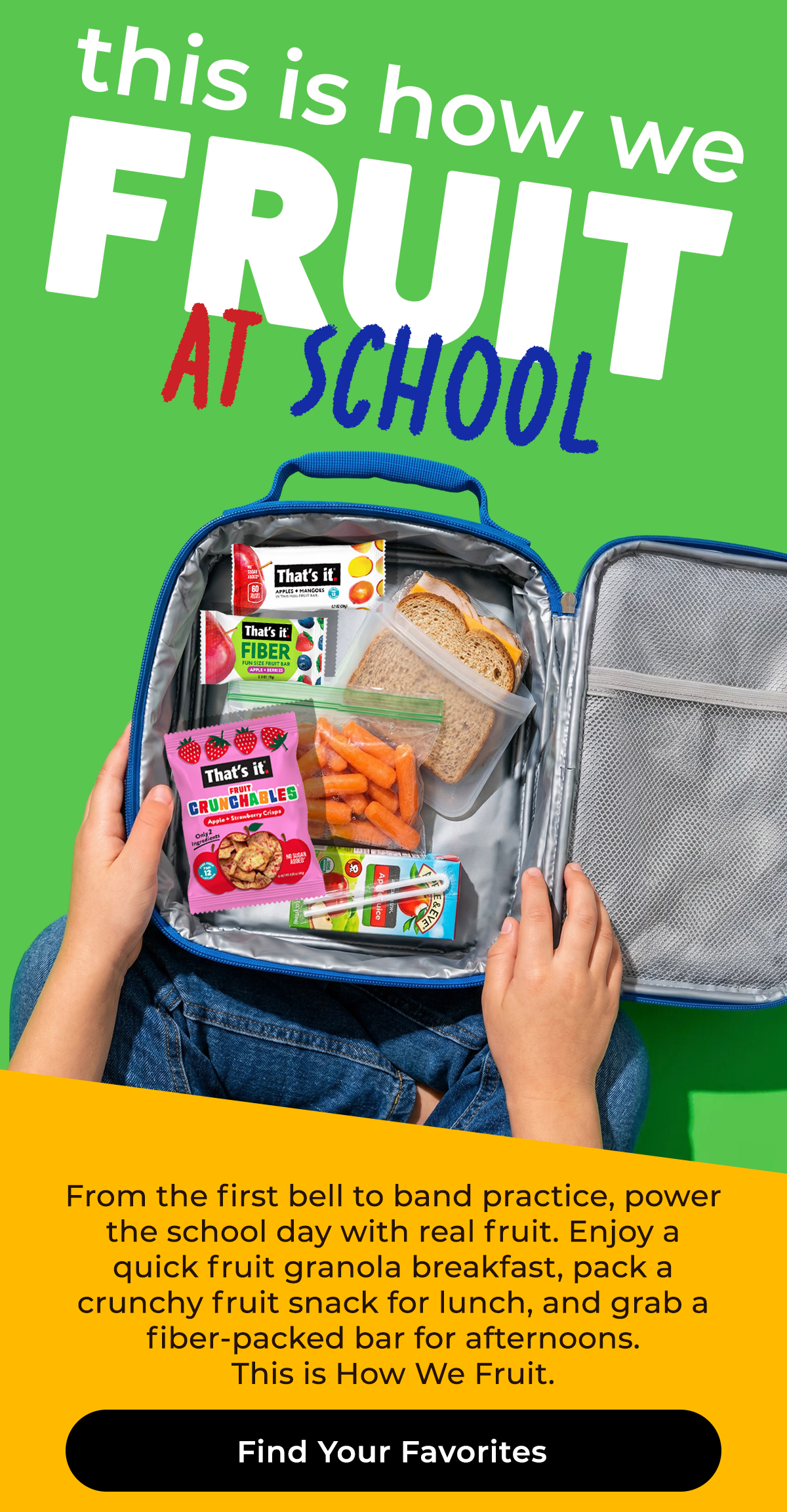 Pack the school year with better snacks