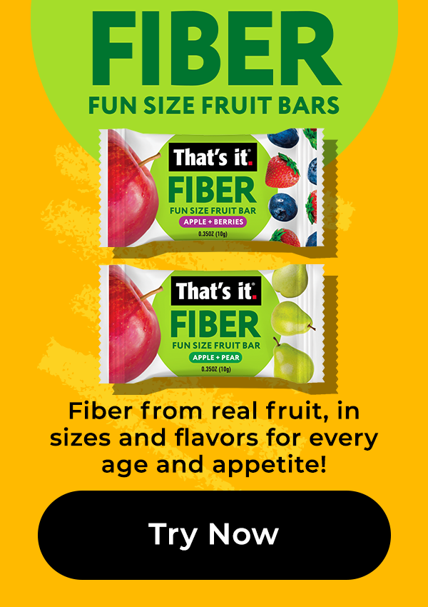 Fiber Fun Size Fruit Bars for Back to School