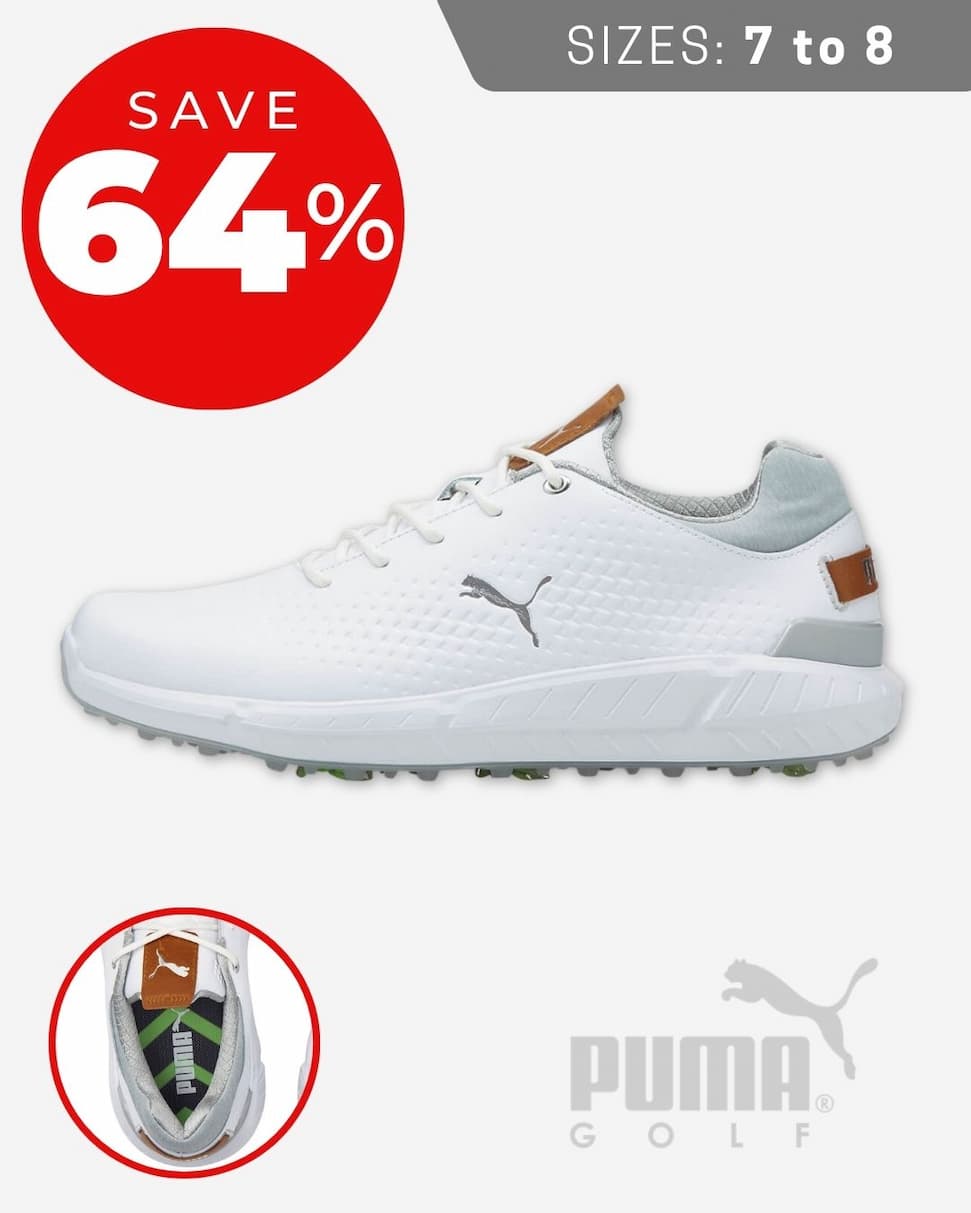 Puma Golf Mens IGNITE ARTICULATE Leather Soft Spiked Waterproof Golf Shoes