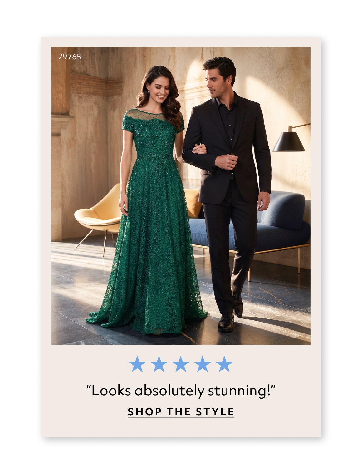  “Looks absolutely stunning!” shop the style
