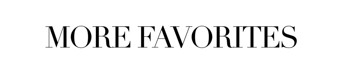 more favorites