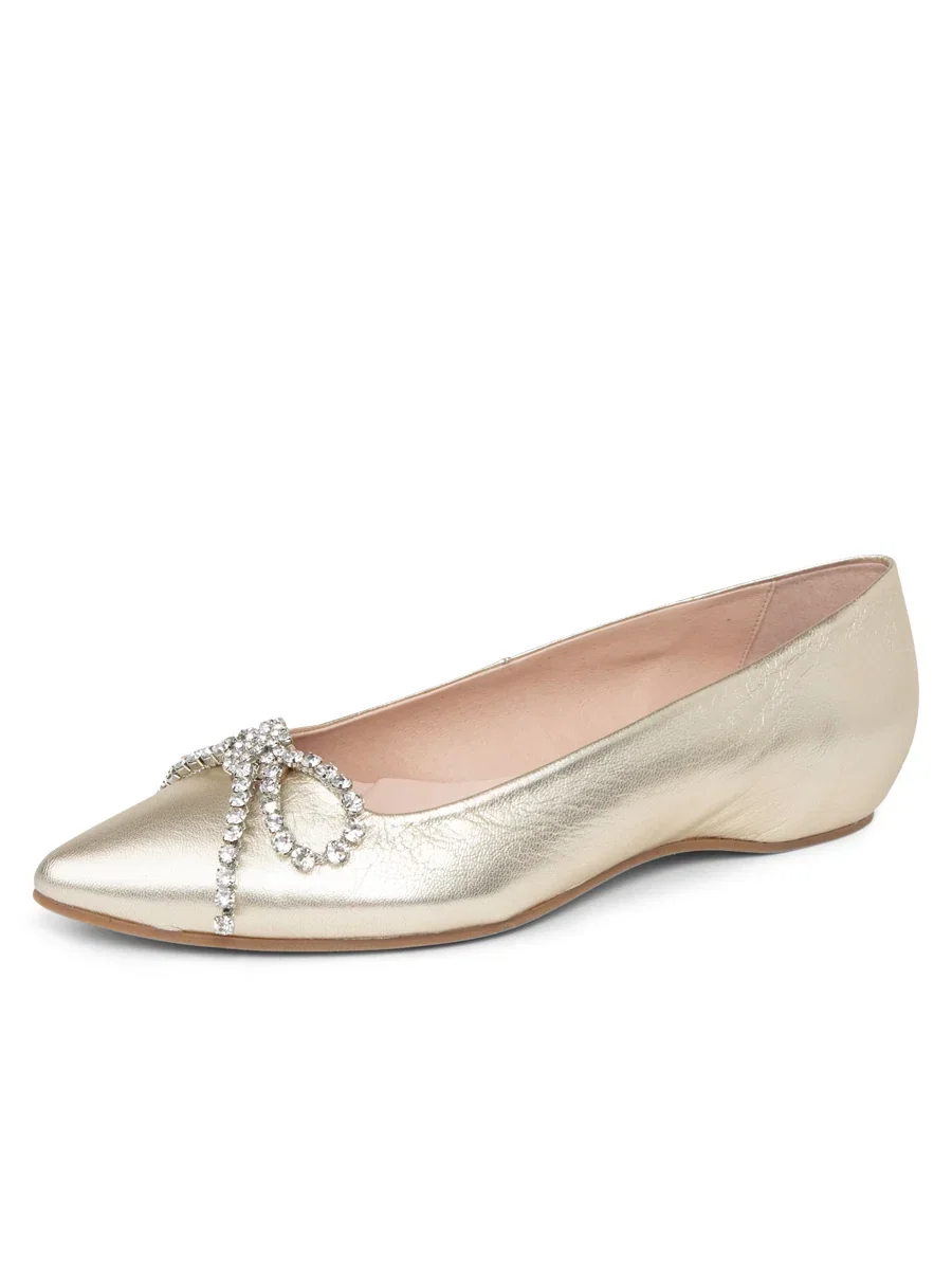 Image of Bella Crystal Bow Flat