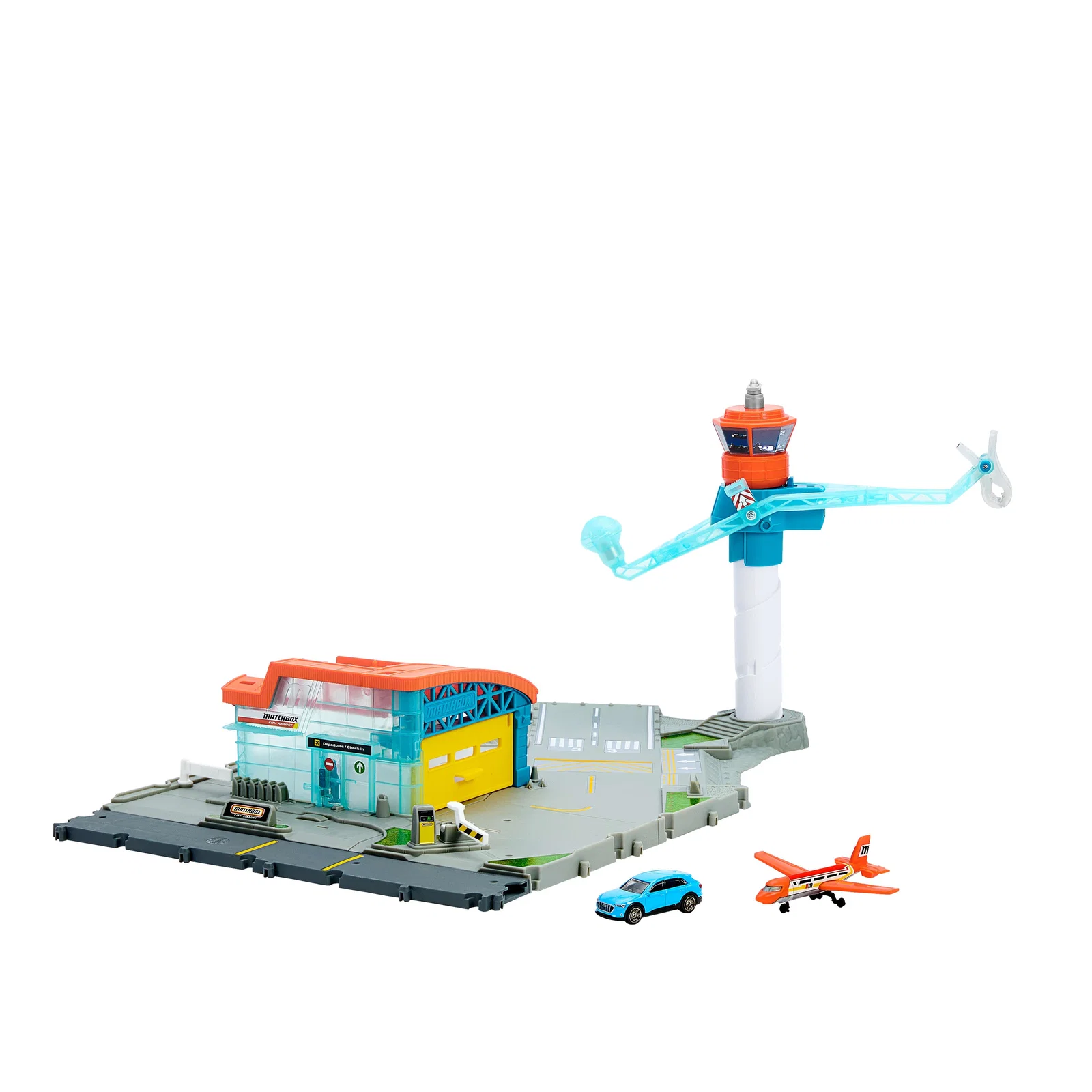 Image of Matchbox Airport Takeoff Adventure Playset