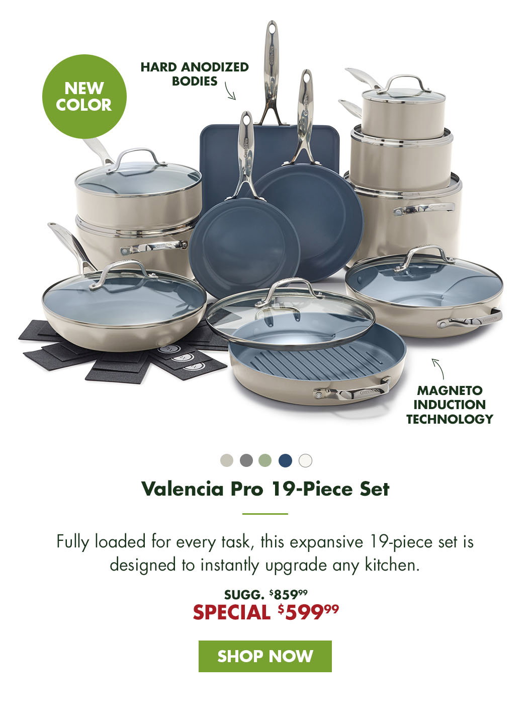 VALENCIA PRO 19 PIECE SET