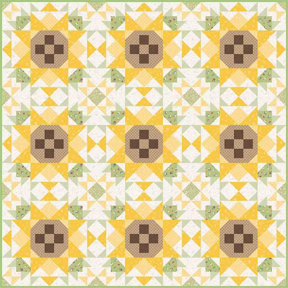 Image of Flint Hills - Running Stitch Quilts - Cottontail Farm by Kimberbell - Maywood Studio - Quilt Kit