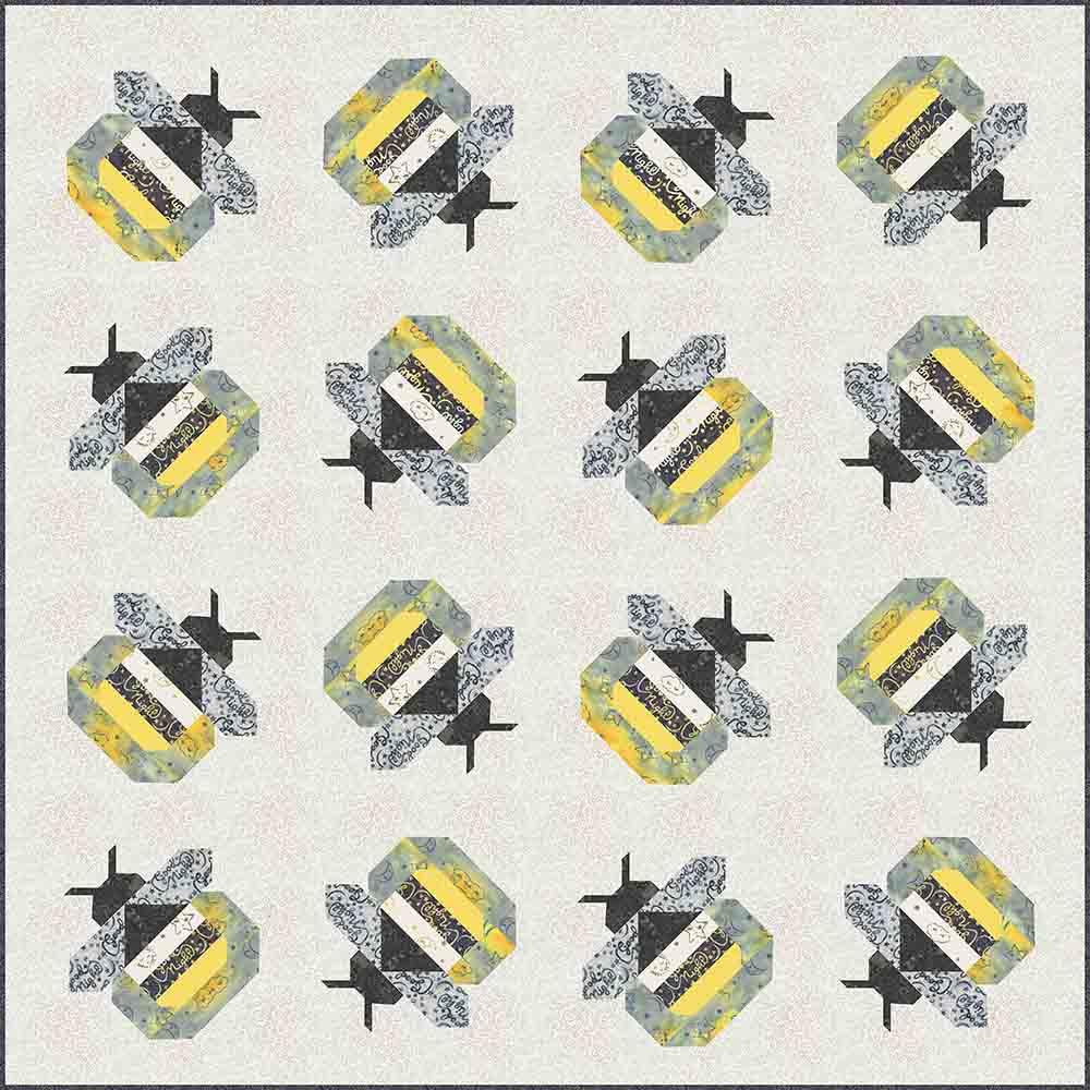 Image of Firefly - Pen + Paper Patterns - Goodnight Cutie by Anthology Batiks - Windham Fabrics - Quilt Kit