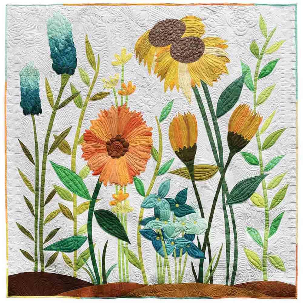 Image of Everbloom: Citrus Sunburst - Whistler Studios Windham Fabrics - Quilt Kit
