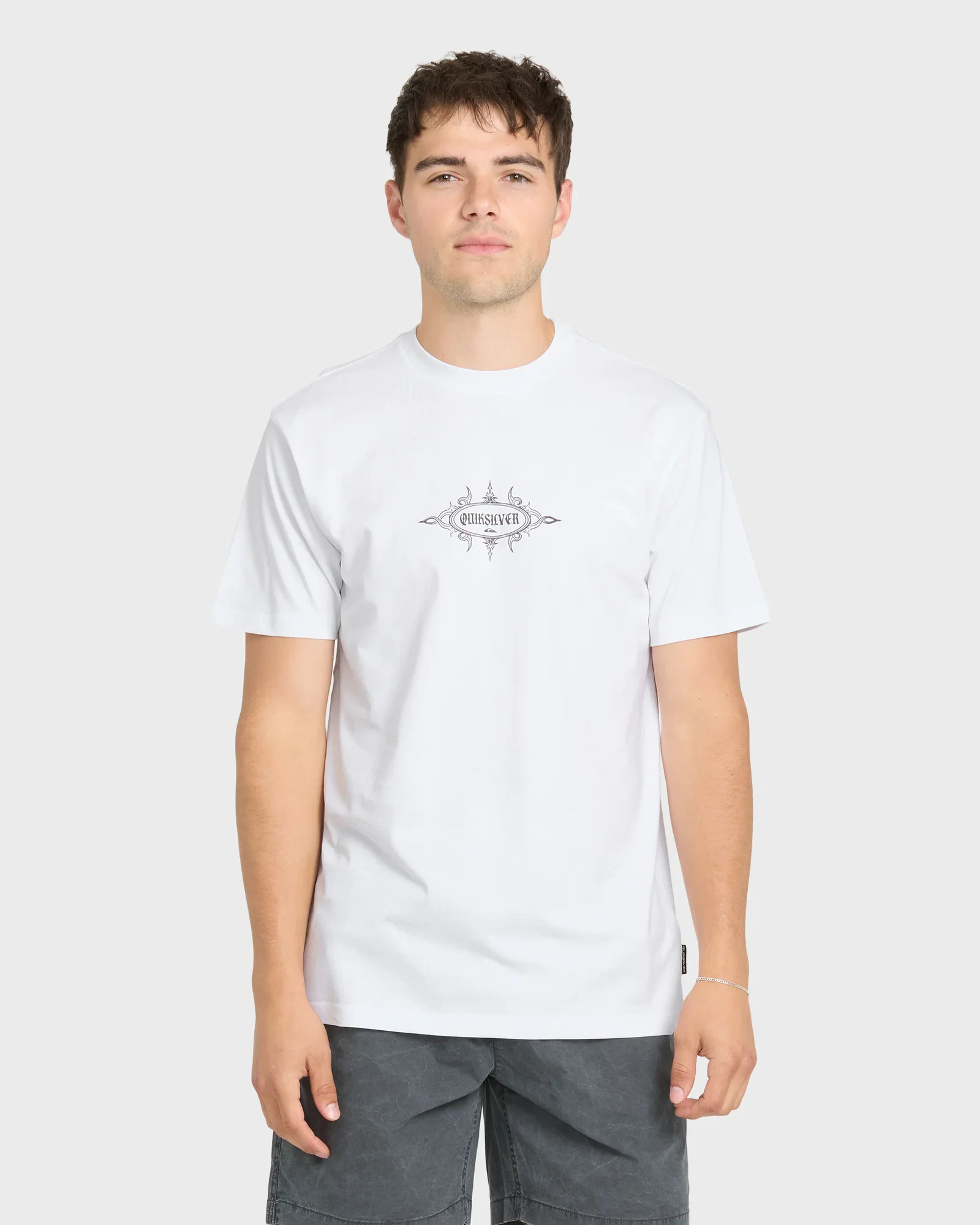 Image of Crest Classic Short Sleeve Knit T-Shirt - White