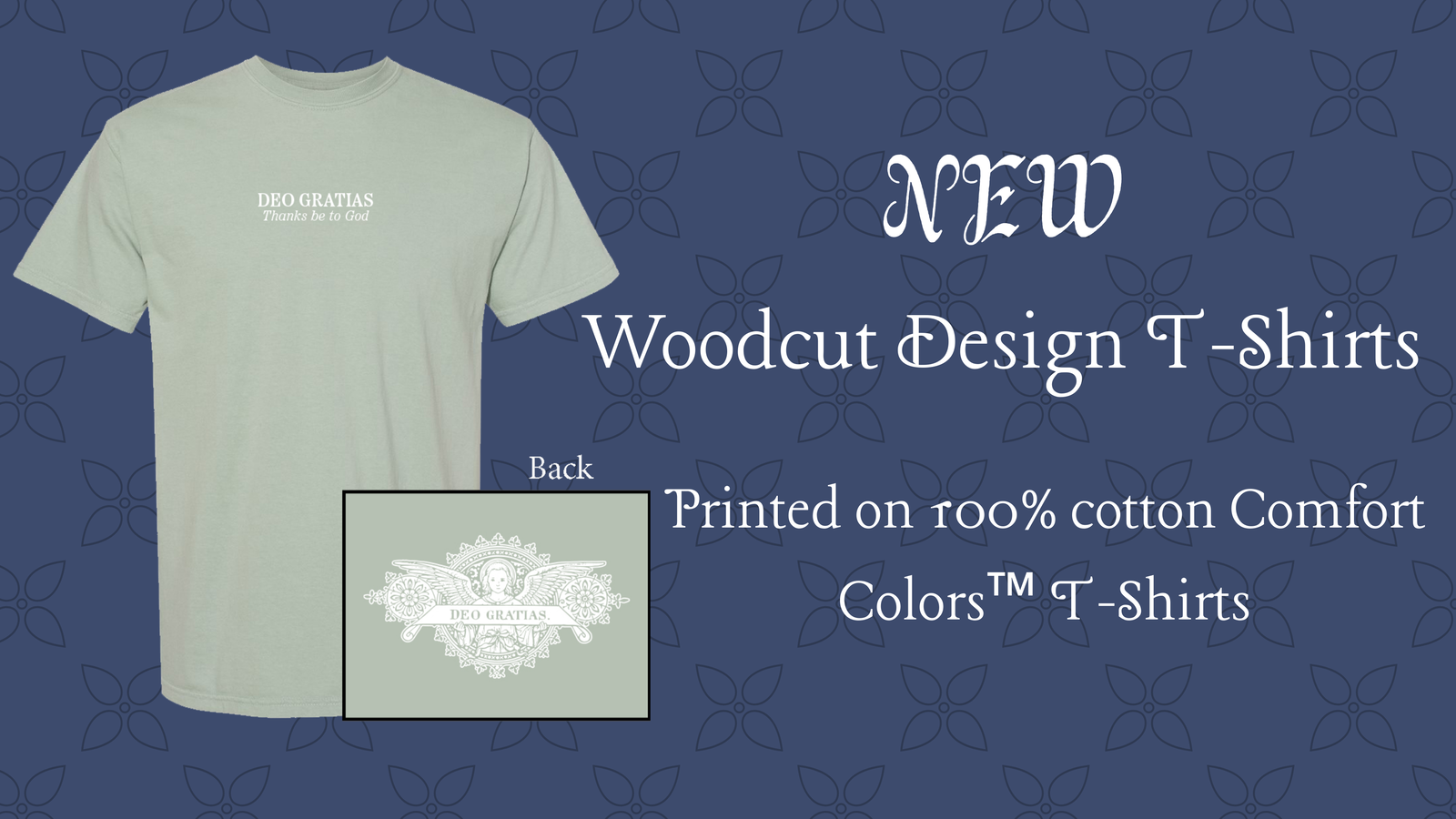 New Woodcut Design T-Shirts
