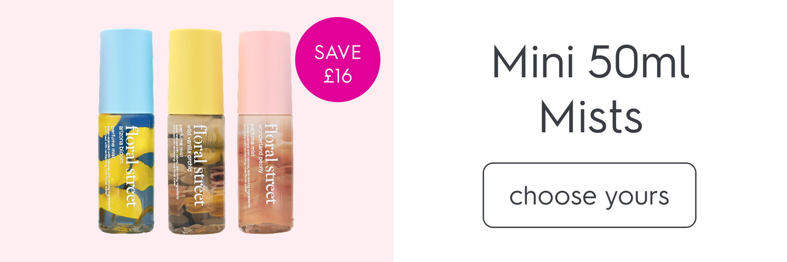 Mini 50ml mists