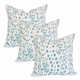 Les Touches Aqua - Set of 3