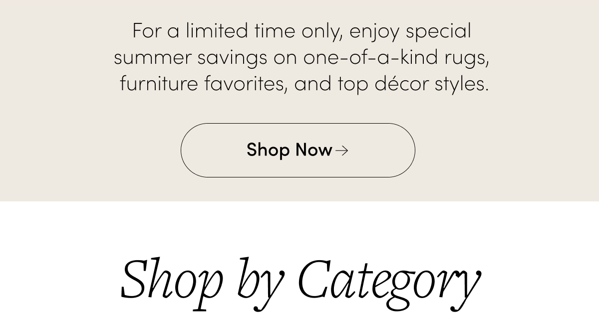 Summer savings for a limited time only!