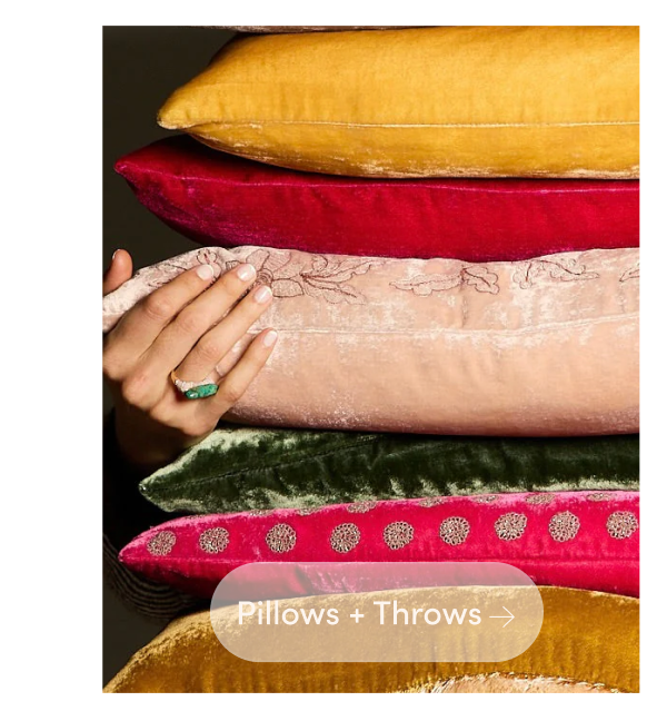 Shop Pillows + Throws on Sale