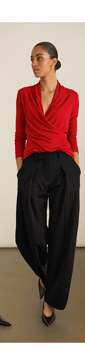 Gylda Wrap Top