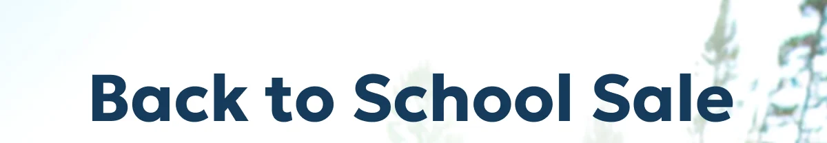 Back to School Sale