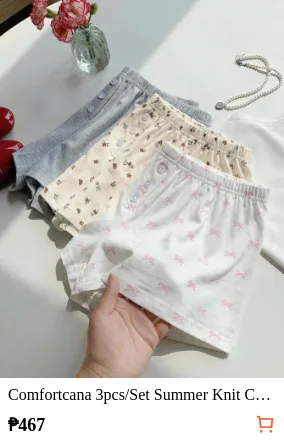 Comfortcana 3pcs/Set Summer Knit...