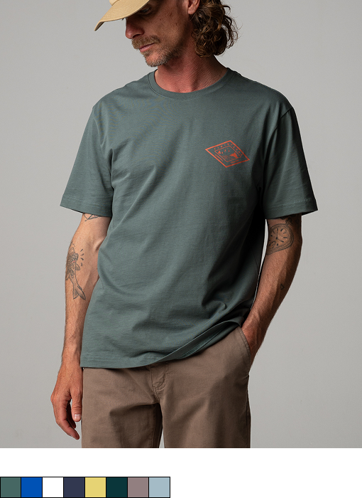 Men's Diamond Logo T-Shirt | Finisterre