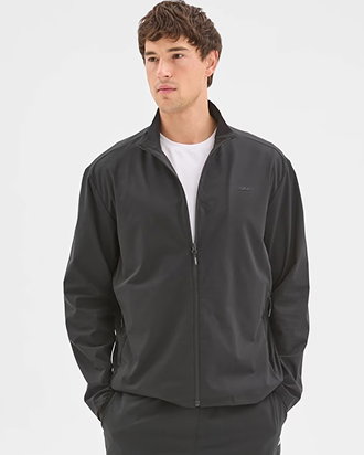Active zip through textured jumper