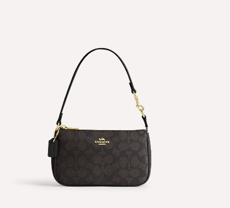 Nolita 19 In Signature Canvas Gold/Walnut/Black