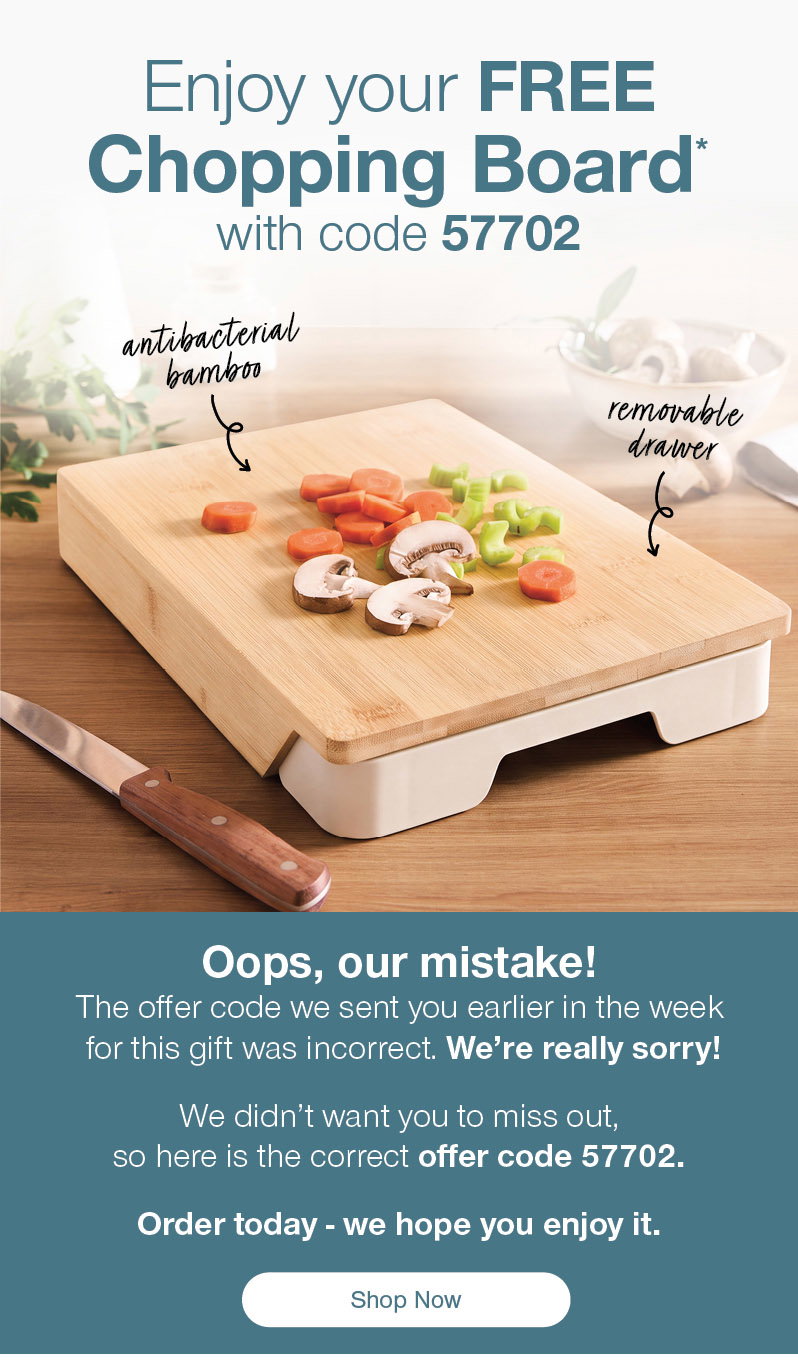 Free Chopping Board with code 57702