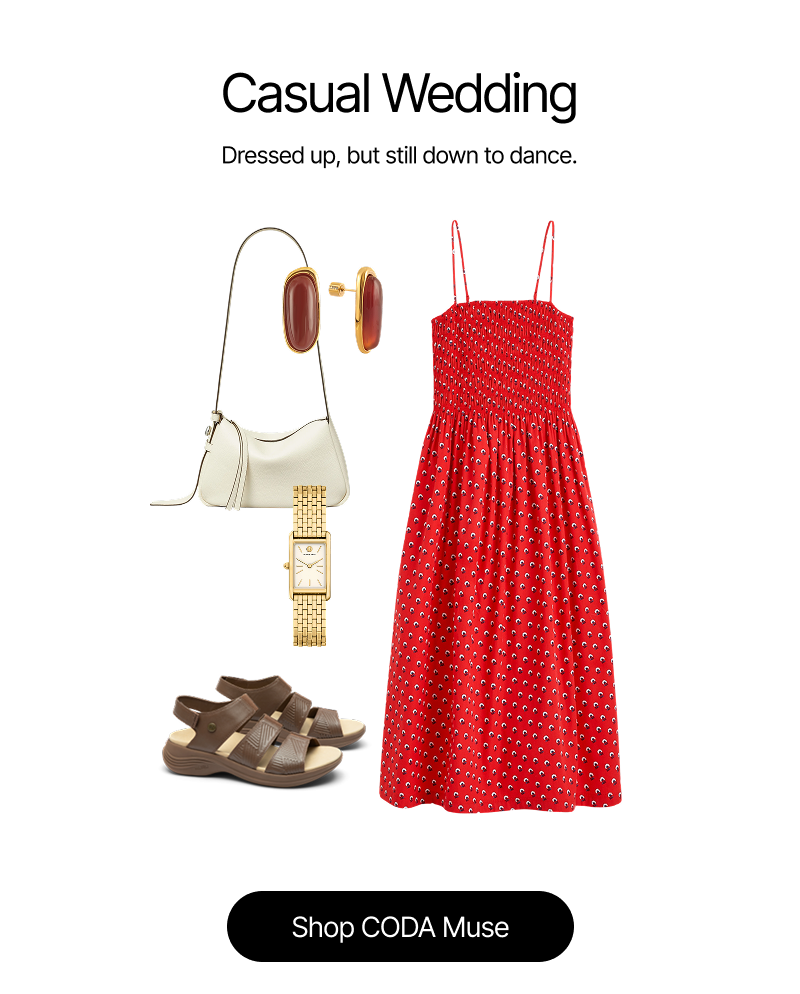 Casual Wedding - Dressed up, but still down to dance.