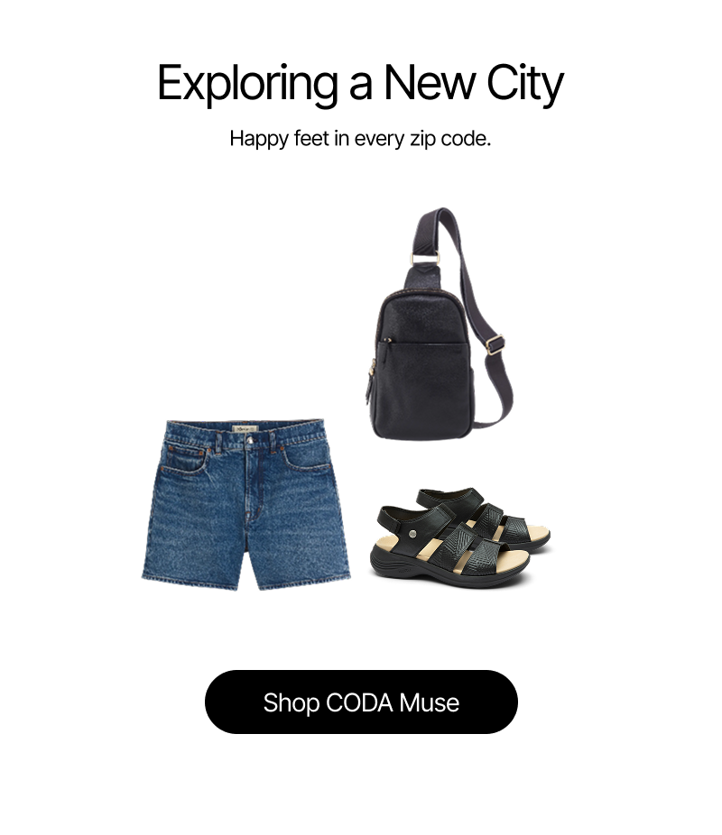 Exploring a New City - Happy feet in every zip code.
