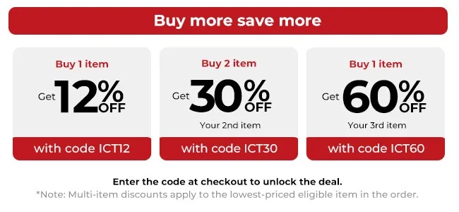 Save up to 60% off