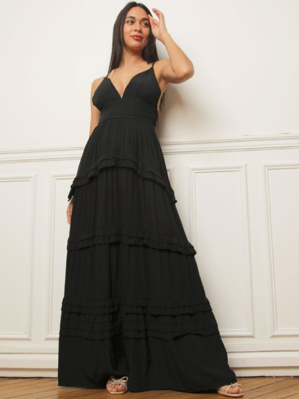 Robe à volants