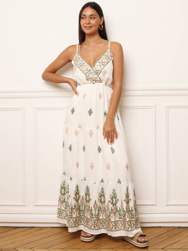 Robe à imprimés bohème