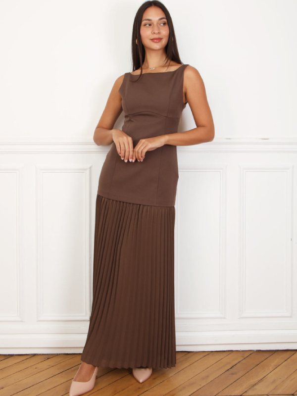 Robe plissée