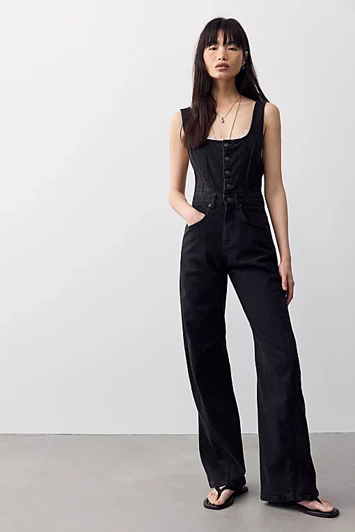We The Free Corsica Twisted Seam Jumpsuit