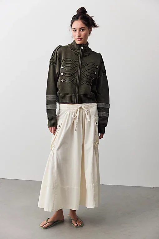 We The Free Trailblazer Cargo Midi Skirt