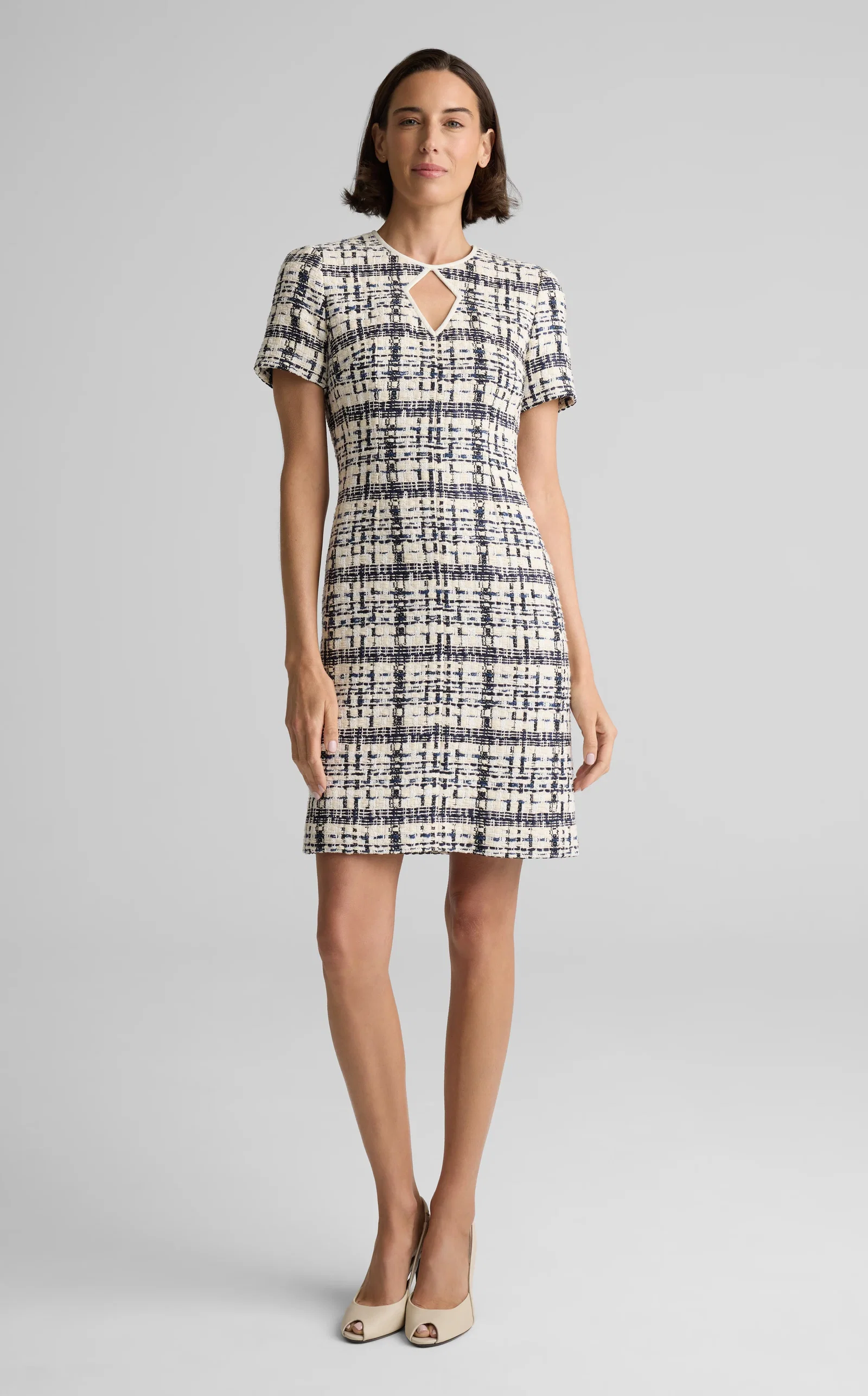 Image of Emma Dress In St. Tropez Tweed
