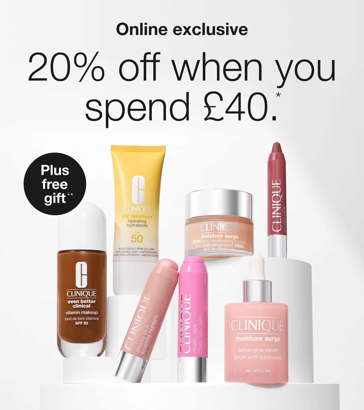 20% off when you spend £40