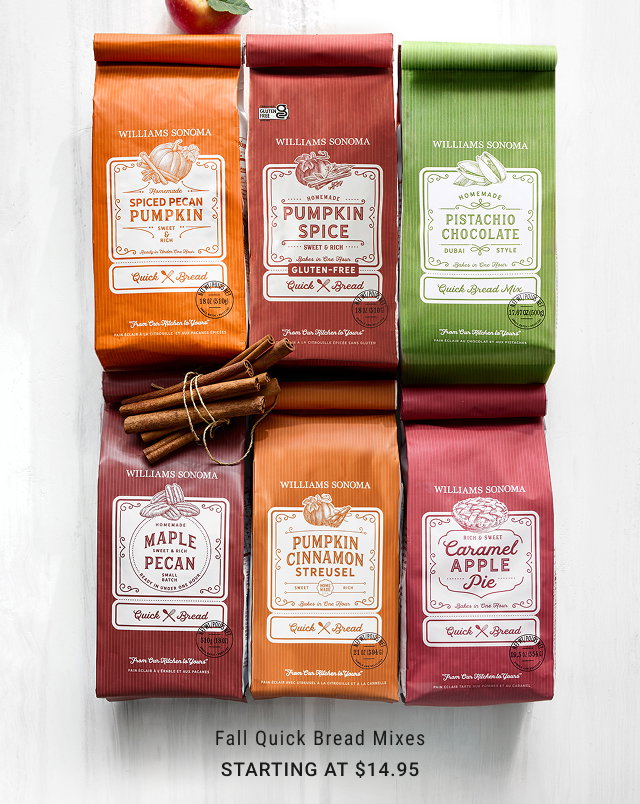 Fall Quick Bread Mixes - Starting at $14.95